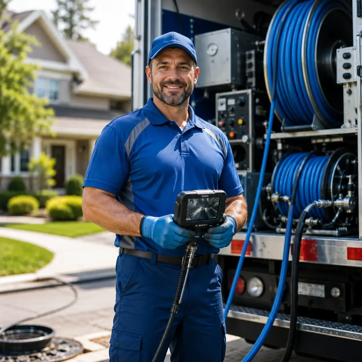 Local outdoor drain cleaning specialists in Yorktown, TX